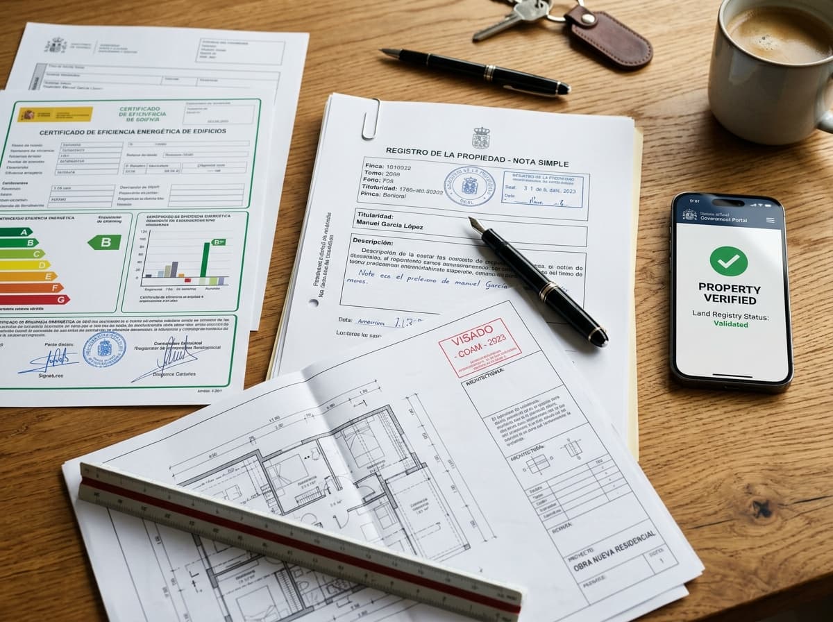 Documentación técnica y registral incluida en el Pack Notaría Express